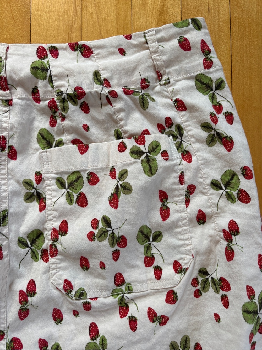 Colette Magic Fabric Strawberry Pants | Maeve - Anthropologie | Women’s Plus 20W - Picture 7 of 16